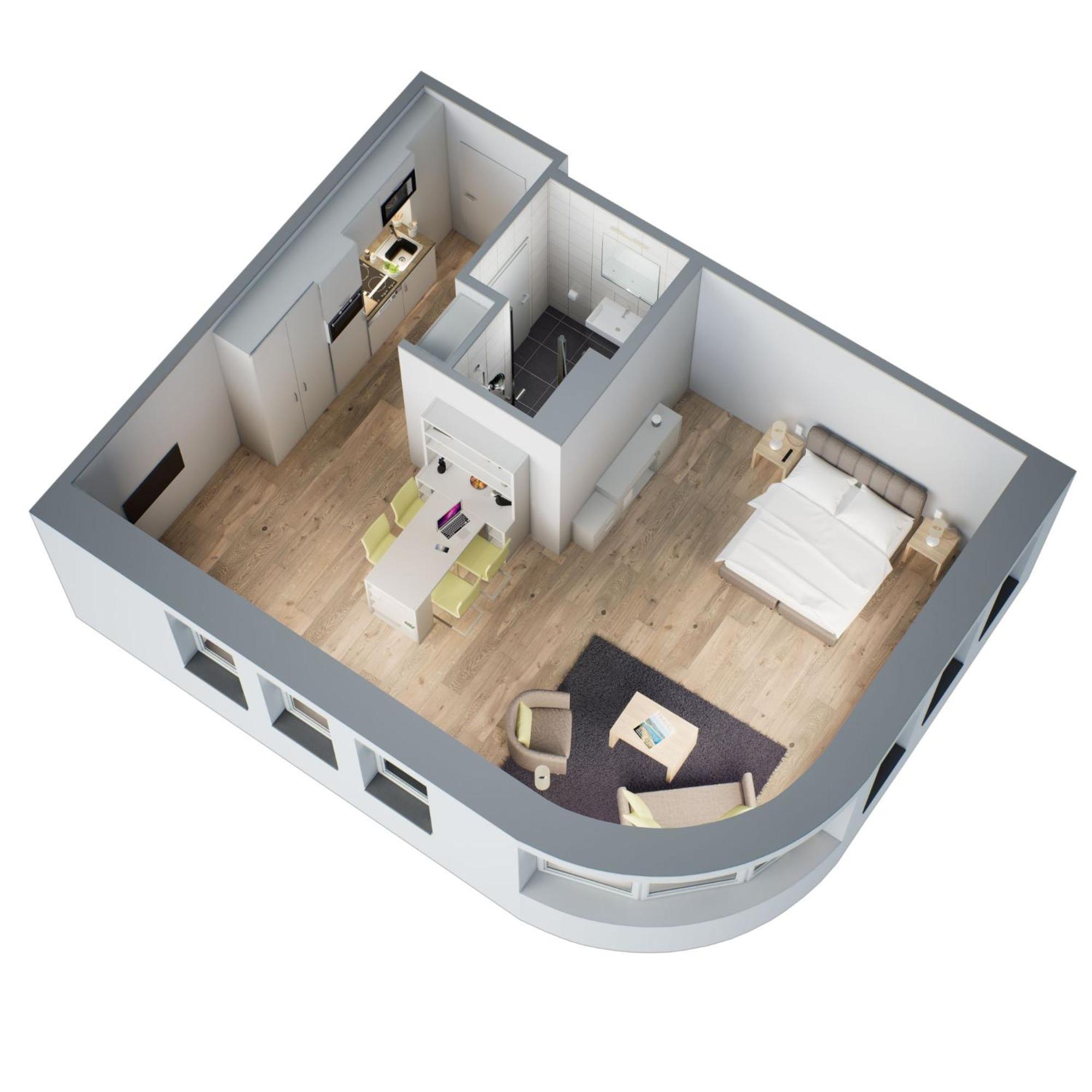 Adapt Apartments Зиген Екстериор снимка